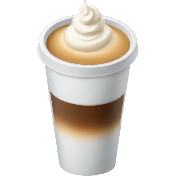 Cold Coffee cup emoji