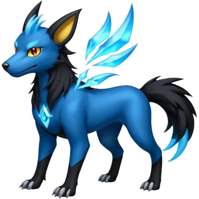 Luxray-Manectric-Houndoom-Pokémon-Fakémon-hybrid-creature emoji