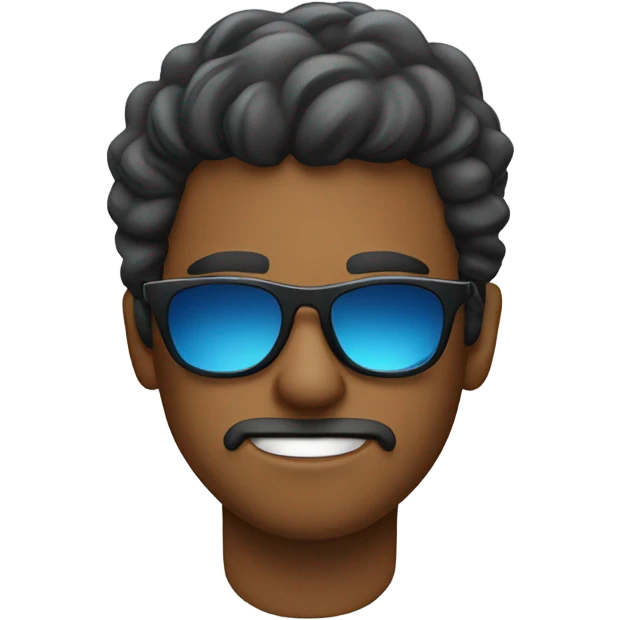 Chill guy with sunglasses emoji