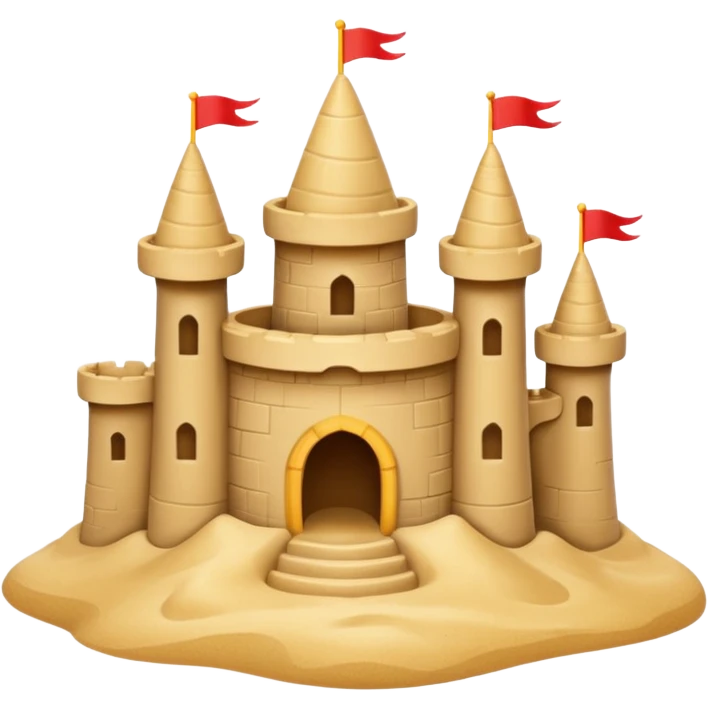 sand castle emoji