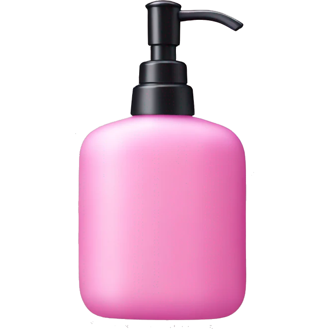 Pink soap dispenser emoji