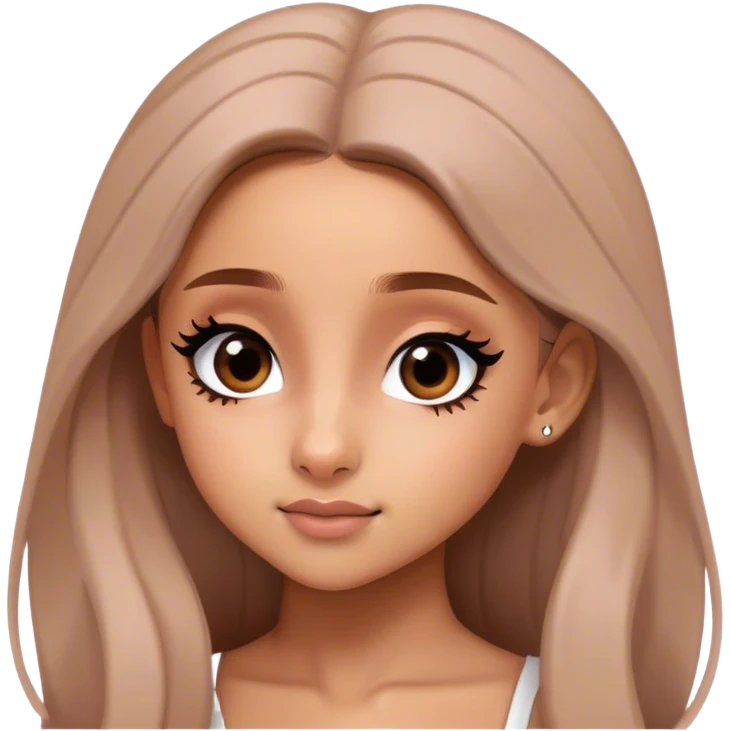 portrait of Ariana grande  emoji
