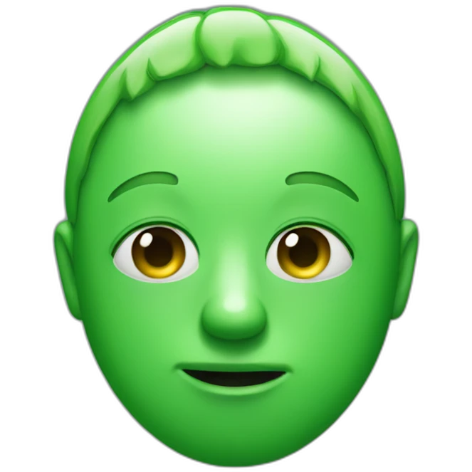 green nose drop emoji
