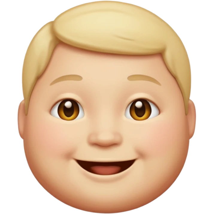 persona gorda, estilo emoji emoji