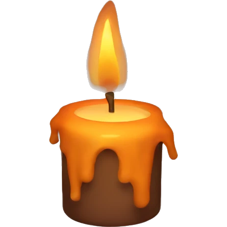 fall candle emoji