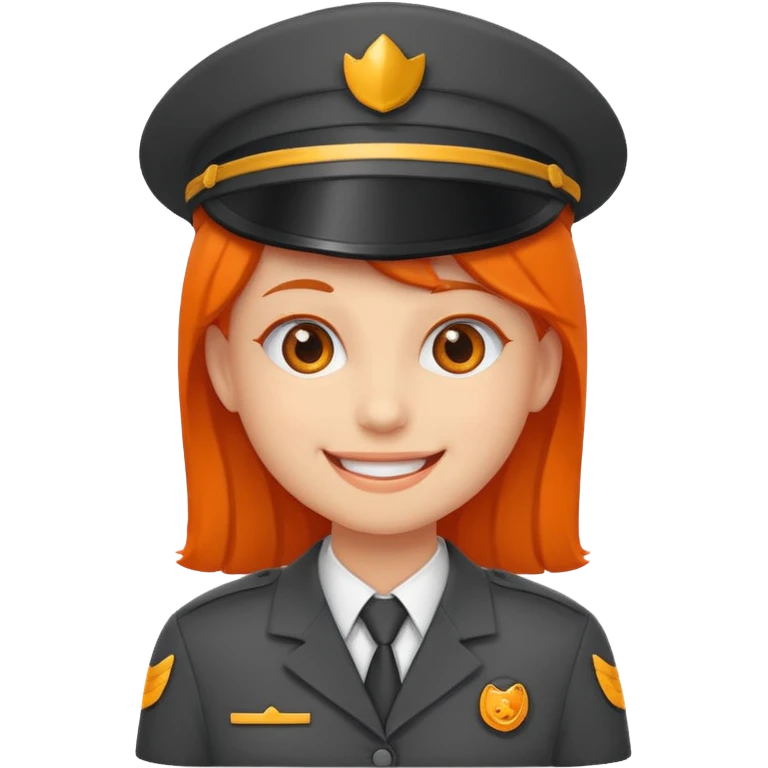 смайлы в едином графито-темнооранжевом стиле emoji