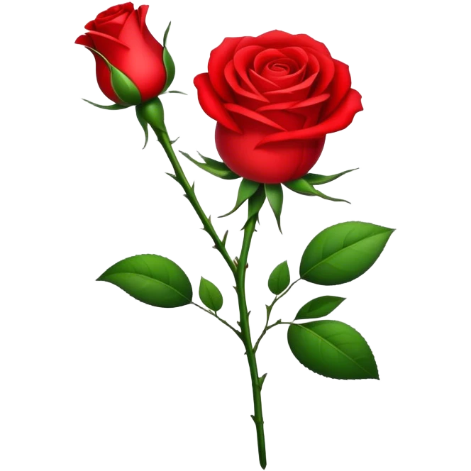 red rose emoji