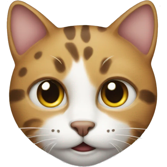 Cat with spots emoji