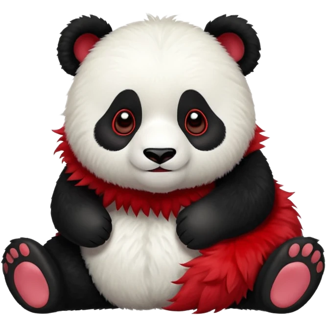 panda red emoji