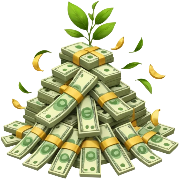 Money running  emoji