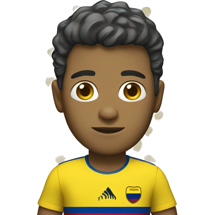 Persona con camiseta de Colombia  emoji