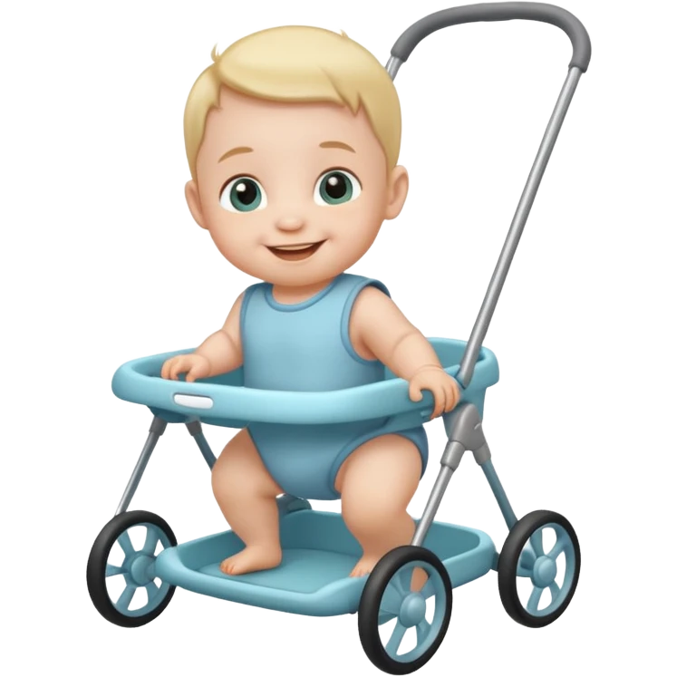 baby on babywalker emoji
