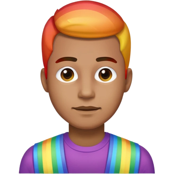 Rainbow guy emoji