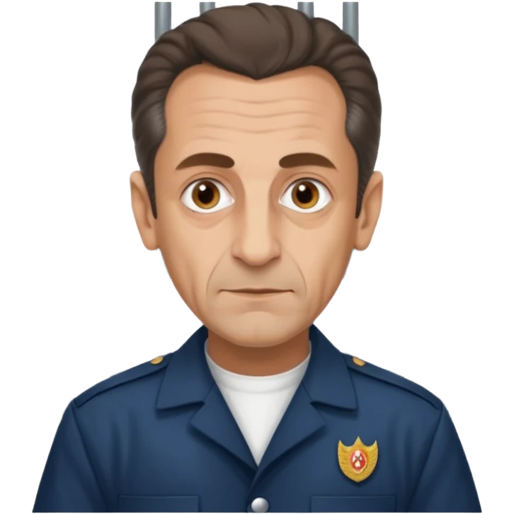 Nicolas sarkozy en prison  emoji