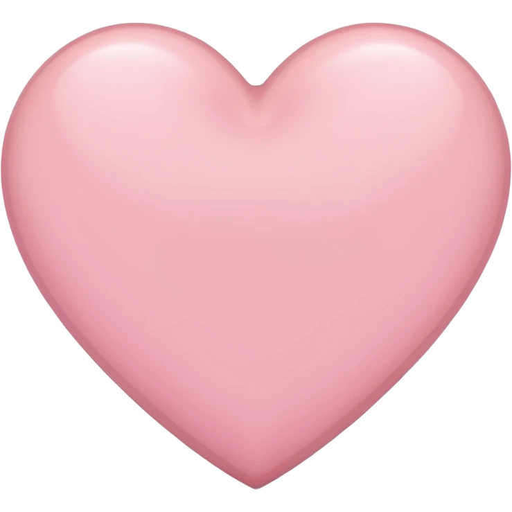 Light pink heart emoji