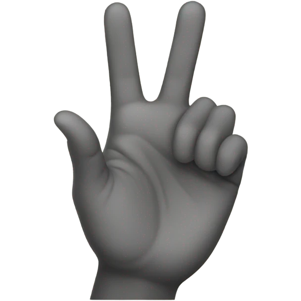 finger waving no emoji
