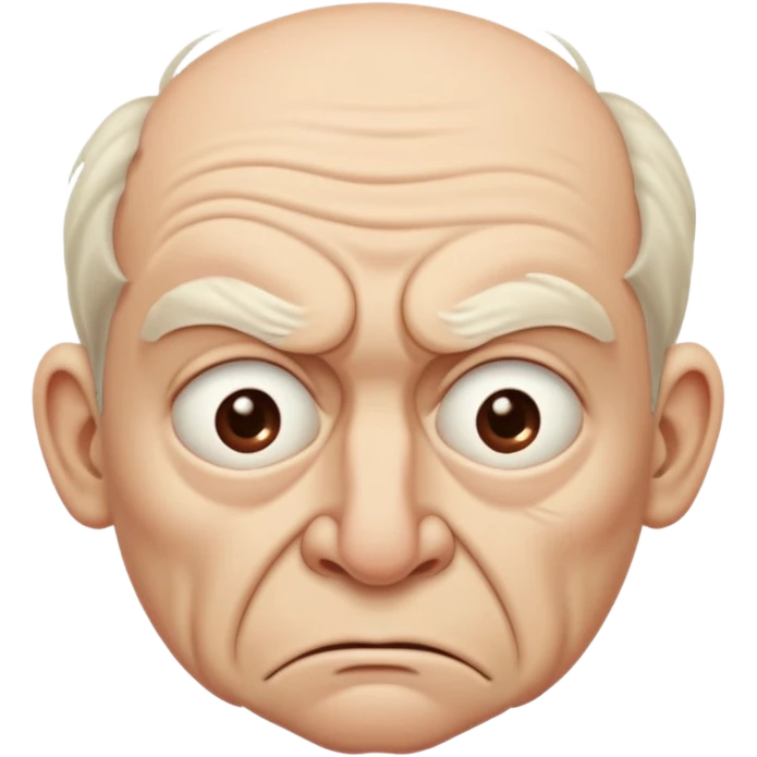 disgusted face emoji