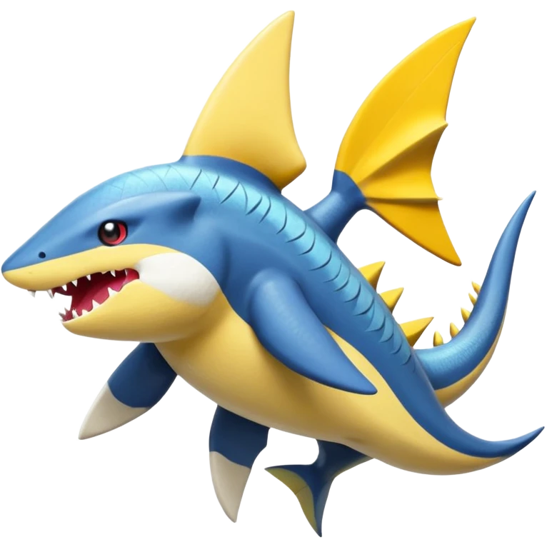 Sharpedo-Gible-Haxorus-Ampharos-fusion emoji