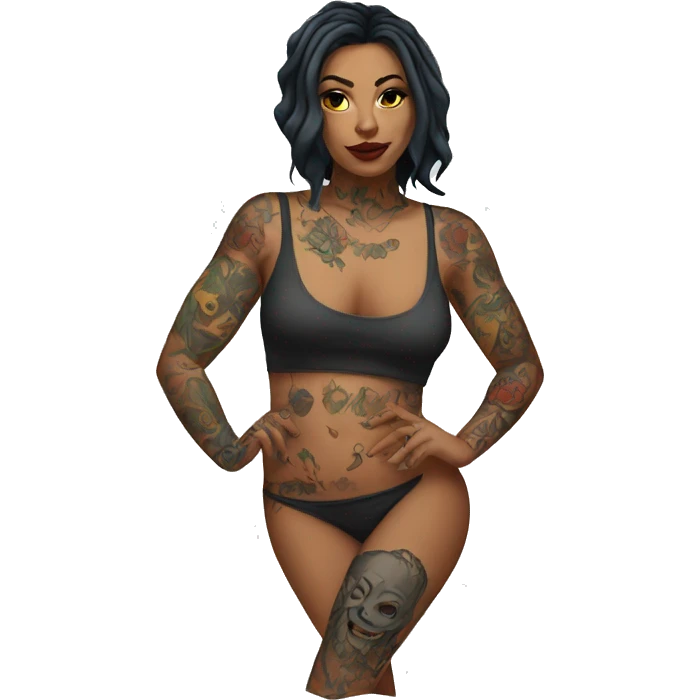tattooed-woman emoji
