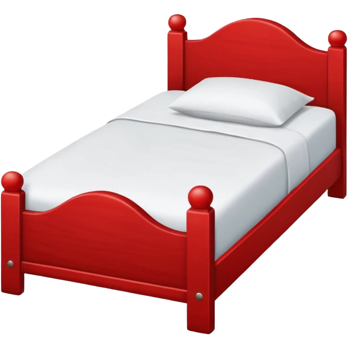 single red bed emoji