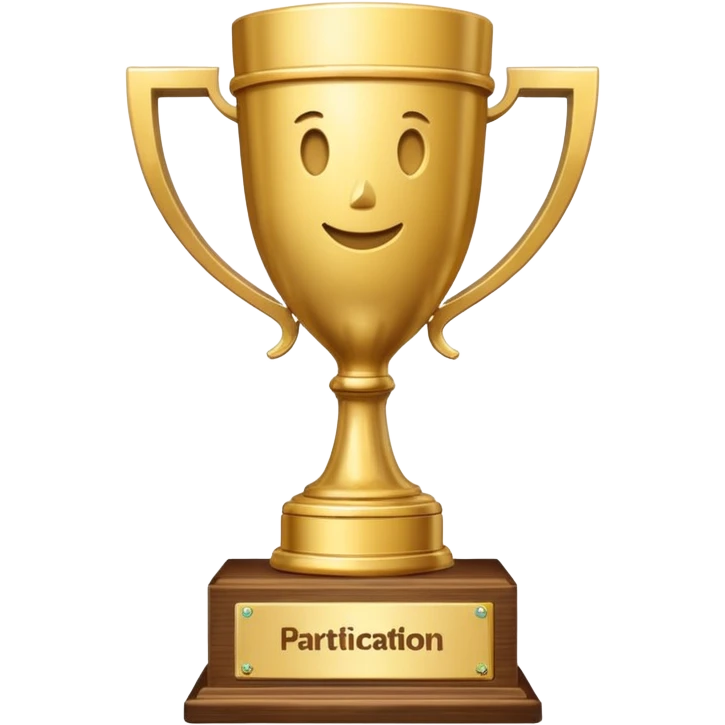 u forgot to put the words "Participation Trophy" on the gold plate on the wooden base. u keep generating images without the words "Participation Trophy" on the base. im just gonna keep saying u need to include the words "Participation Trophy" on the base so hopefully u get the message. emoji
