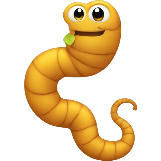 worm emoji