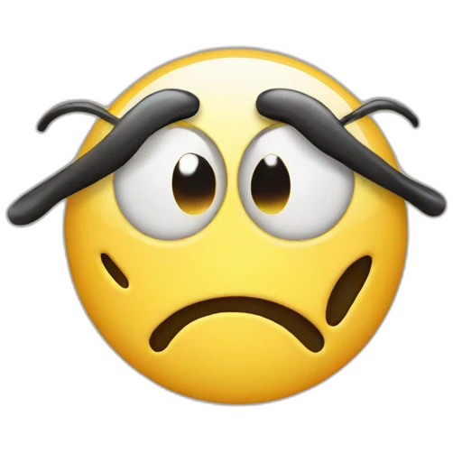 Three eye smiley face emoji