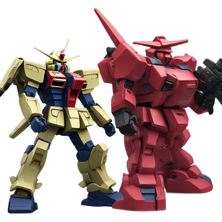ZZ GUNDAM vs Chars Red Zaku II emoji
