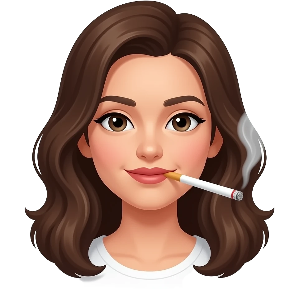 woman smoking emoji