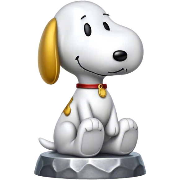 Snoopy hammered  emoji