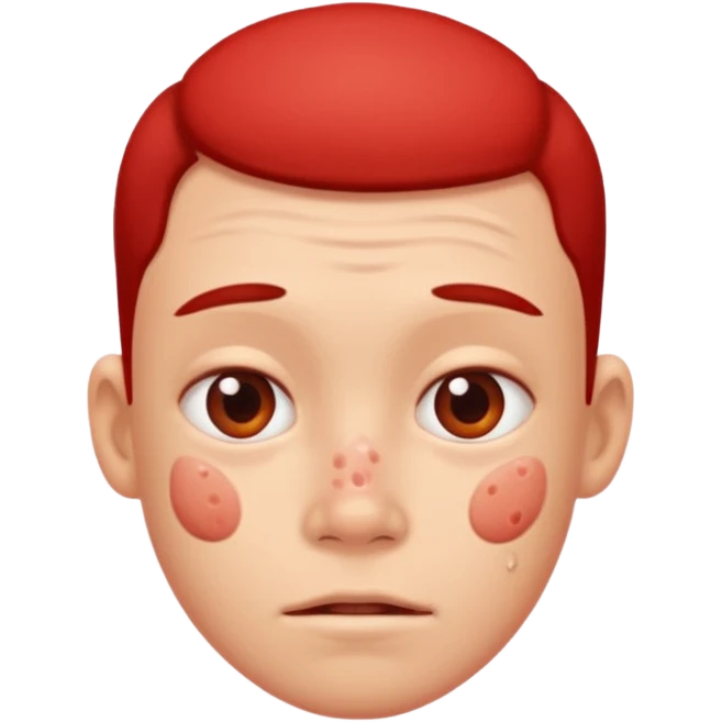Ugly fat pimples emoji