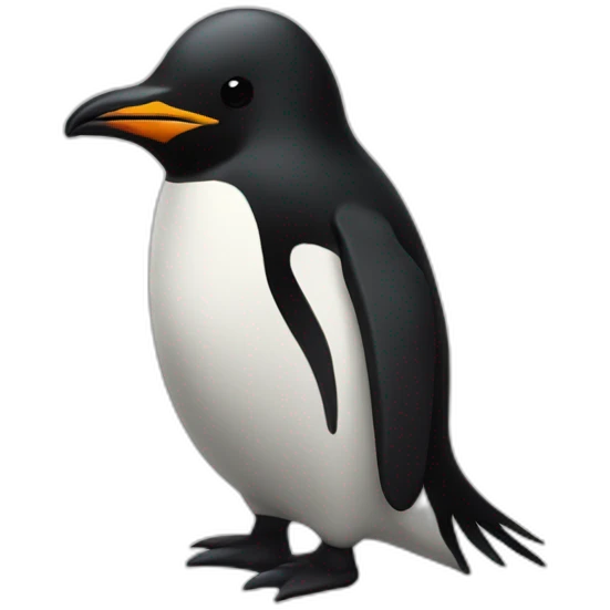 black metal penguin emoji
