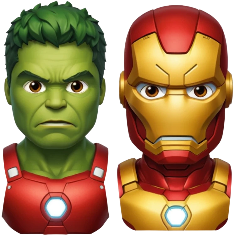hulk e iron man emoji