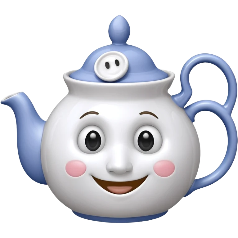 A character from the fairy tale Beauty and the Beast: Mrs. Potts, the lady who was turned into a teapot and retains the teapot's original form. emoji