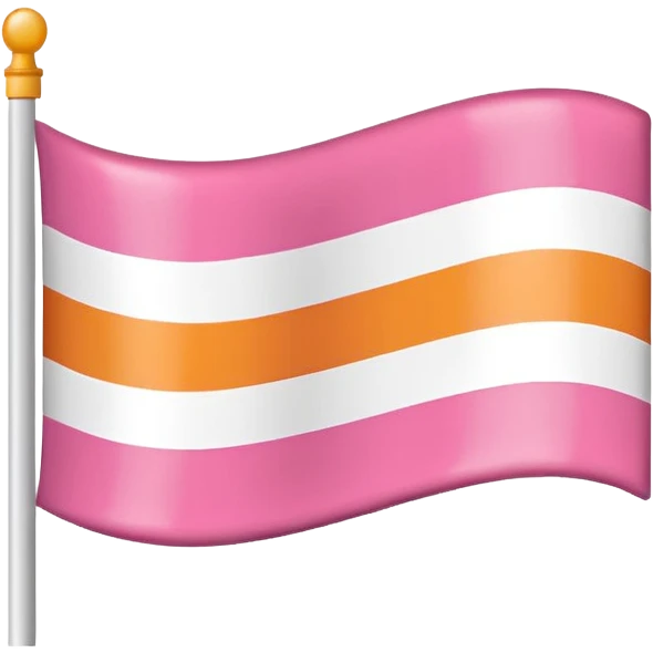 lesbian pride flag  emoji