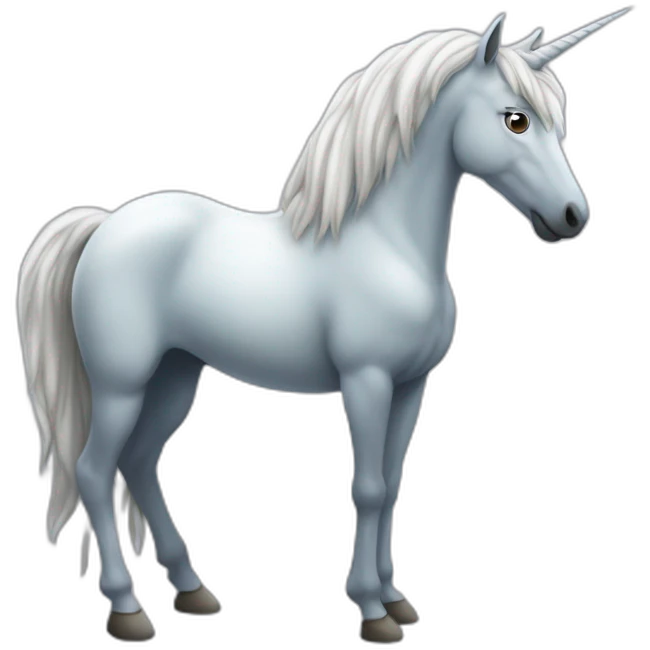 Une licorne sur une planète emoji