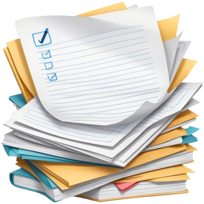 endless to-do list emoji
