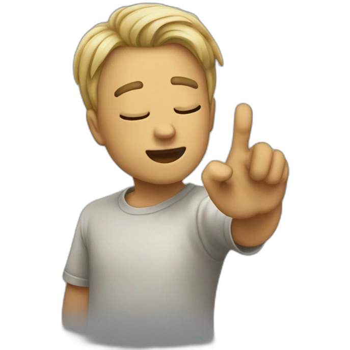 Persone qui dab emoji