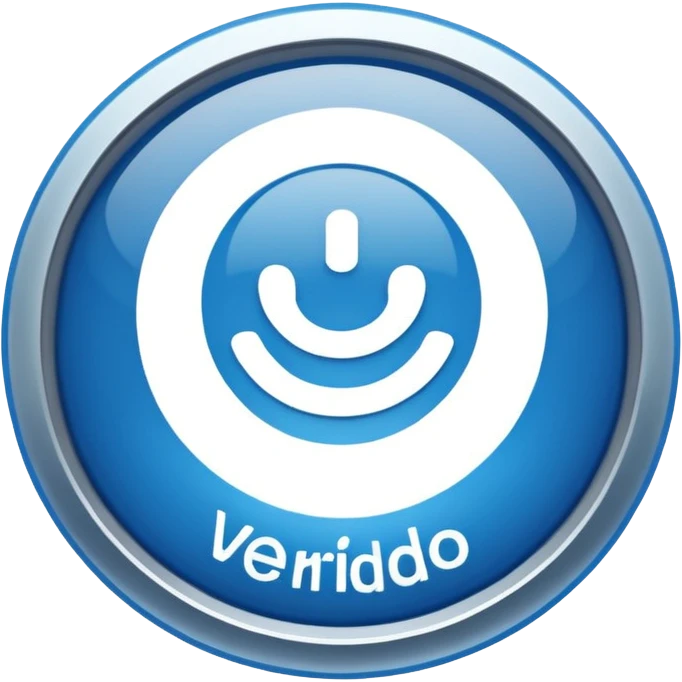 Quiero un logo de verificación parecido al de tiktok que sea redondo  emoji