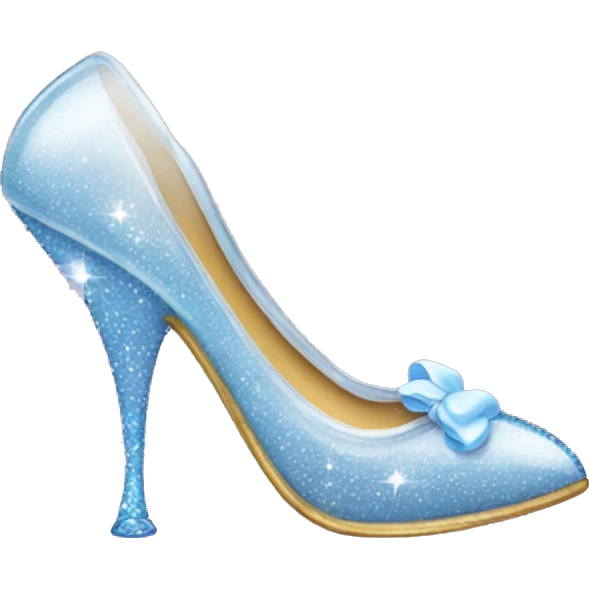 Glass slipper Cinderella emoji