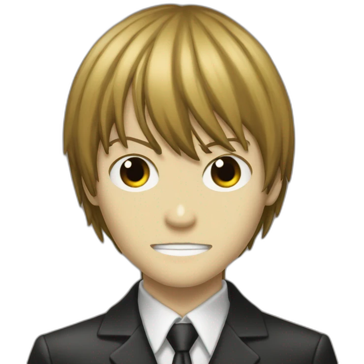 Light Yagami from "Death Note" emoji