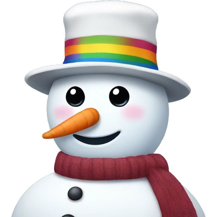 Gay Snowman emoji