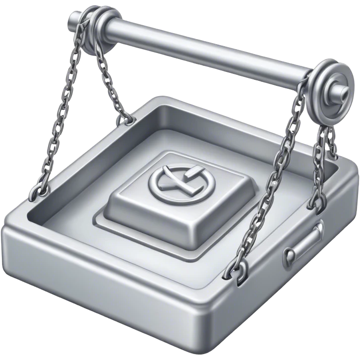 Silver trap emoji