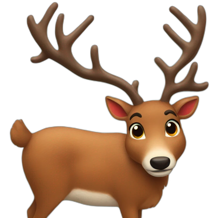Rudolph emoji