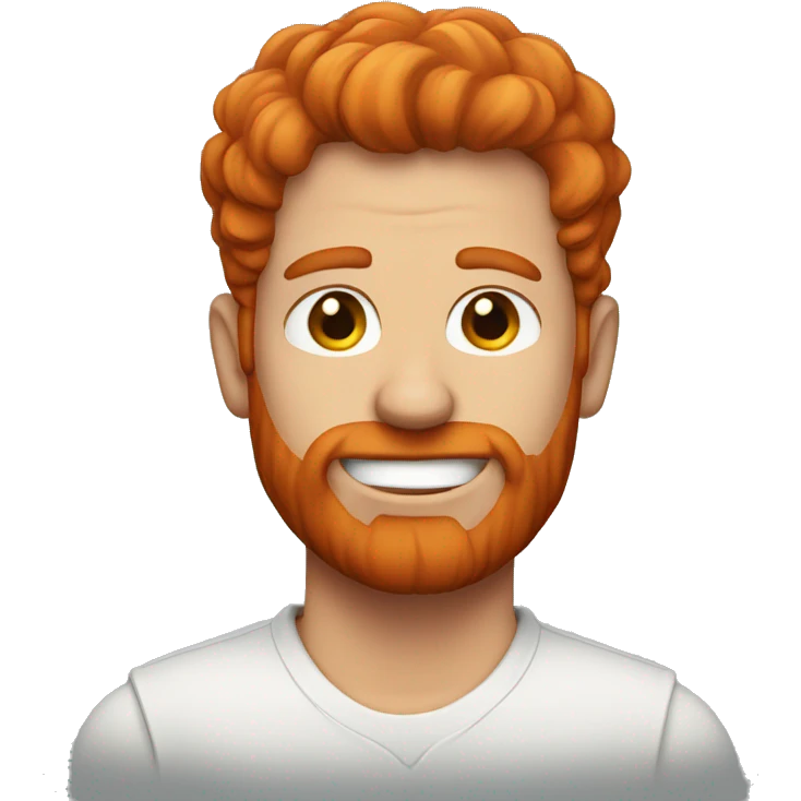 Red hair man emoji