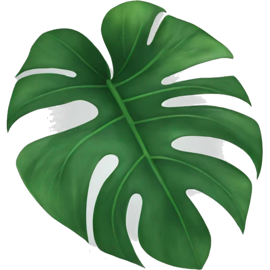 monstera plant emoji