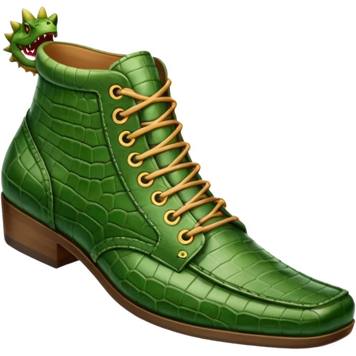 Cocodrilo con zapatos  emoji