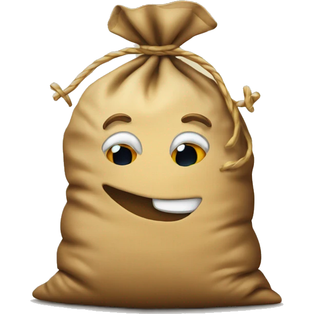 sack full of Christmas presents emoji