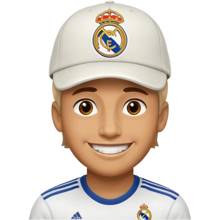 Real Madrid fun with a cap emoji