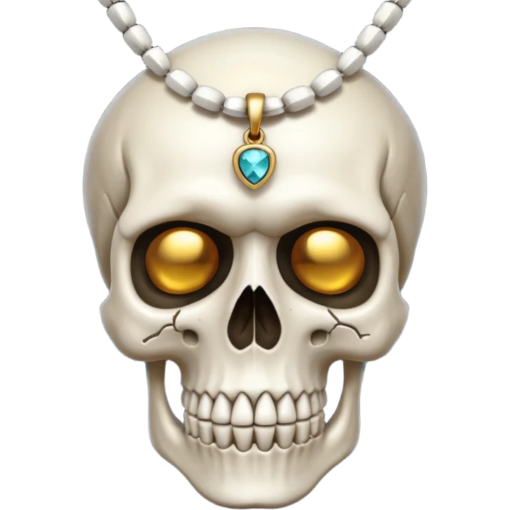 skull neckless emoji